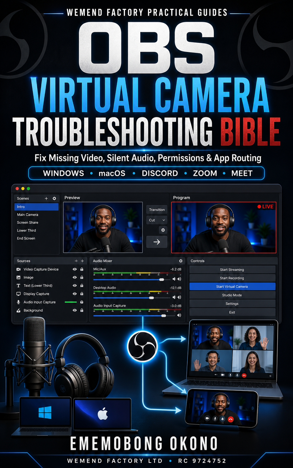OBS Virtual Camera Troubleshooting Bible cover